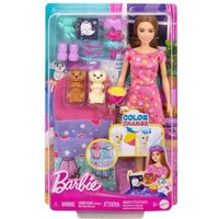 Barbie Puppe und Welpen Pyjama-Party-Spielset von Mattel