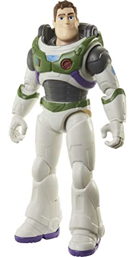 Buzz Lightyear HHK30 - Große Disney und Pixar Lightyear Space Ranger Alpha-Anzug Buzz Lightyear 30,5 cm Actionfigur, 12 bewegliche Gelenke, authentisches Geschenk für Kinder ab 4 Jahren von Mattel