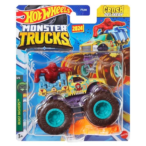 Mattel Monster Trucks | Hot Wheels | 1:64 Die-Cast Fahrzeuge | Autos, Fahrzeug:Crush Delivery von Mattel