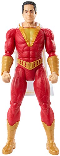 DC GGY38 Shazam 30 cm Deluxe Figur Donnerschlag Shazam mit Licht und Geräuschen von Mattel