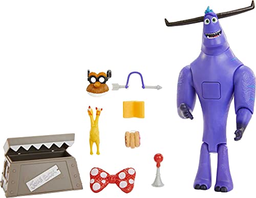 Disney Pixar Monsters at Work sprechende Figur Tylor Tuskmon The Jokester, 20 cm von Mattel