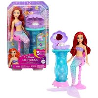 Disney Princess Schminkmuschel Meerjungfrau-Arielle-Modepuppe & Schminktisch mit 5 Pop-up-Überraschungen Disney Princess Schminkmuschel Meerjungfrau-Arielle-Modepuppe & Schminktisch mit 5 Pop-up-Überraschungen von Mattel GmbH