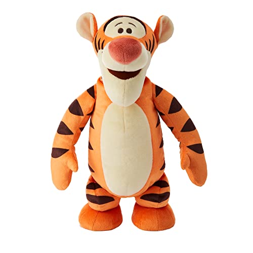 Disney Winnie Puuh Plüschtier Mein Freund Tigrou, mit Funktionen, springen und sprechen, Spielzeug für Kinder ab 1 Jahr, HHL53 von Mattel