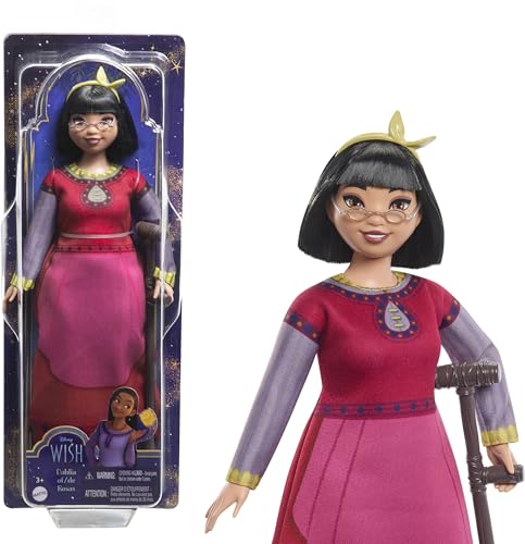 Mattel Disney Wish Dahlia von Rosas Puppe und Accessoires, bewegliche Modepuppe, HPX24 von Mattel