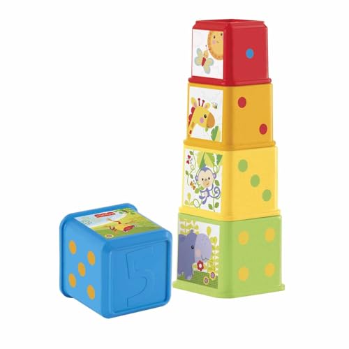 Fisher-Price Bunte Stapelwürfel von Mattel