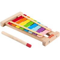 Fisher-Price Buntes Xylophon mit Hammerspiel aus Holz von Mattel