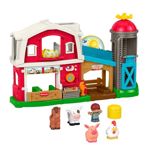 Fisher-Price Little People Tierfreundlicher Bauernhof. Interaktives Spielset für Kinder von 1–5 Jahren. Englische, französische, deutsche, italienische und niederländische Ausgabe. JGX08 Fisher-Price Little People Tierfreundlicher Bauernhof. Interaktives Spielset für Kinder von 1–5 Jahren. Englische, französische, deutsche, italienische und niederländische Ausgabe. JGX08 von Fisher-Price