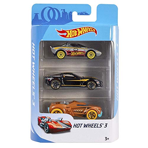 Hot Wheels 3 3er Set mit 3 verschiedenen Autos K5904 von Mattel