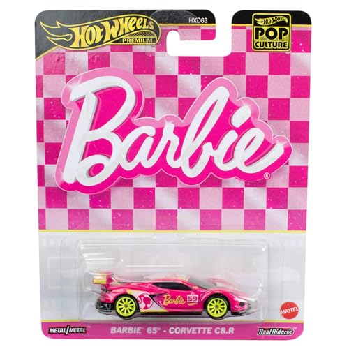 Mattel, Hot Wheels Sammler-Fahrzeug Corvette von Barbie zum 65. Jahrestag von Mattel