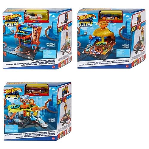 Hot Wheels City 2022 Downtown Assorti von Mattel