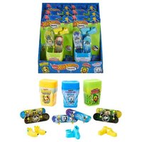 Hot Wheels Skate Flavor Container mit 2 exklusiven Fingerboards und 1 Paar abnehmbaren Skateboard-Schuhen in einem Aufbewahrungsbehälter Hot Wheels Skate Flavor Container mit 2 exklusiven Fingerboards und 1 Paar abnehmbaren Skateboard-Schuhen in einem Aufbewahrungsbehälter von Mattel GmbH