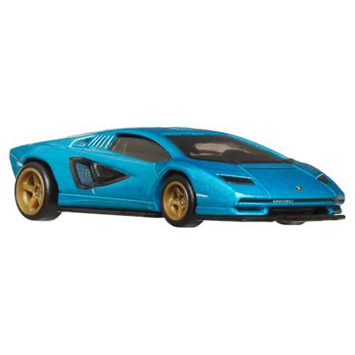 Hot Wheels Modellauto LAMBORGINI COUNTACH LPI 800-4 - Die Cast Maßstab 1:64 - Länge 6 cm - HRT70 - Serie Boulevard von Mattel