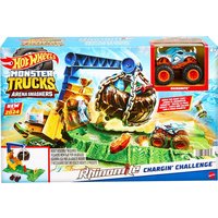 Hot Wheels - Monster Trucks Arena Smashers: Rhinomite Chargin' Challenge von Mattel