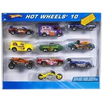 Hot Wheels Set mit 10Fahrzeugen im Maßstab 1:64 für Sammler und Kinder Hot Wheels Set mit 10Fahrzeugen im Maßstab 1:64 für Sammler und Kinder von Mattel GmbH