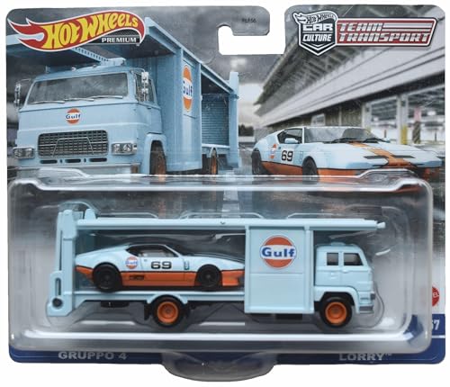 Hot Wheels Team Transport De Tomaso Panther Group 4 Second Story Truck, Blau #57 [Golf] von Mattel