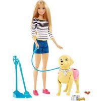 MATTEL DWJ68 Barbie Hundespaziergang Barbie Puppe & Hündchen von Mattel