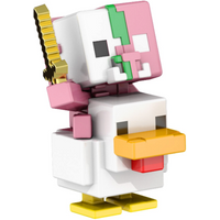 MATTEL GVL37 GVL46 Minecraft Minenbau Mini-Figur Zombie Piglin von Mattel