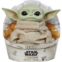 MATTEL GWD85 Star Wars „The Child“ Plüschfigur, ca. 28 cm große Kuschelfigur der Yoda Spezies aus The Mandalorian von Mattel