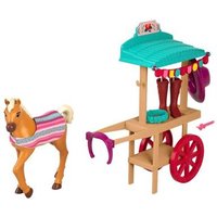 MATTEL GXF68 GXF70 Spirit Festivalstand mit Snacks & Pony von Mattel