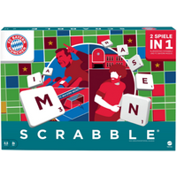 MATTEL HCK88 MATTEL Games Scrabble FC Bayern München, Spieleklassiker, Brettspiel von Mattel