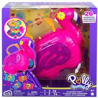 MATTEL HGC41 Polly Pocket Flamingo-Party Spielset, inkl. 2 Figuren & Zubehör von Mattel