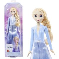 MATTEL HLW48 Disney Die Eiskönigin Core Elsa Modepuppe mit Accessoires (Outfit Film 2) von Mattel