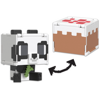 MATTEL HTL48 Minecraft Flippin' Spielfigur Panda + Cake von Mattel