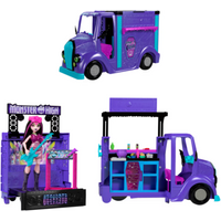 MATTEL HXH83 Monster High Draculaura Puppe und Fangtastic Food-Truck-Spielset von Mattel