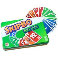 MATTEL L3671 MATTEL Games Skip-Bo Deluxe Kartenspiel in Metalldose von Mattel