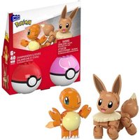 MEGA Pokémon 2er Pokéball Set - Evoli und Glumanda von Mattel