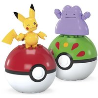 MEGA Pokémon Pokéball 2er-Pack Bauspielzeug-Set mit 2 Actionfiguren (42 Teile) für Kinder MEGA Pokémon Pokéball 2er-Pack Bauspielzeug-Set mit 2 Actionfiguren (42 Teile) für Kinder von Mattel GmbH