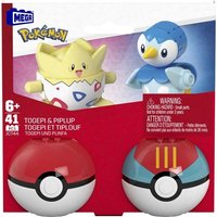 MEGA Pokémon Pokéball 2er-Pack Bauspielzeug-Set mit 2 Actionfiguren (41 Teile) für Kinder MEGA Pokémon Pokéball 2er-Pack Bauspielzeug-Set mit 2 Actionfiguren (41 Teile) für Kinder von Mattel GmbH