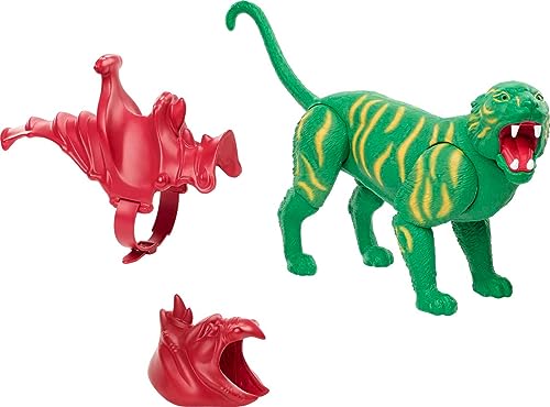 Masters of the Universe GNN70 - Origins Battle Cat, ca. 17 cm große Actionfigur, treuer Gefährte von He-Man, tigerartiges Wesen von Eternia, für MotU-Rollenspiel und zum Sammeln, ab 6 Jahren von Masters of the Universe