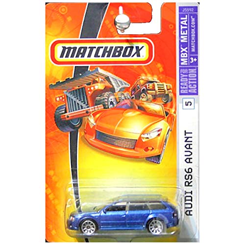 Matchbox 2008 MBX Metal Audi RS6 Avant Blue Metallic #5 von Mattel