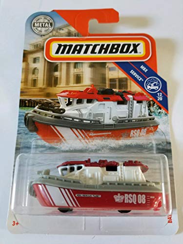Matchbox 2019 MBX Service 12/20 - Bay Brigade (Rot/Weiß) - Feuerwehrwagen - Spielzeugauto - Kinder - Unisex-Kinder von Mattel