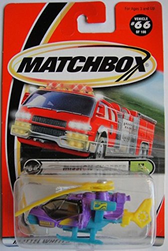 Matchbox #66 Air Travel Mission, Druckguss, Violett/Blaugrün von Mattel