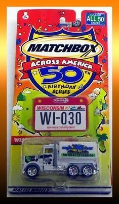 Matchbox Across America 50th Birthday Series Wisconsin Peterbilt Tanker by Matchbox von Mattel