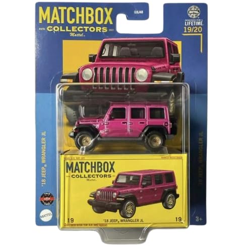 Matchbox Collectors '18 Jeep Wrangler JL, Violett, Maßstab 1:64, Druckguss, 19/20 von Mattel