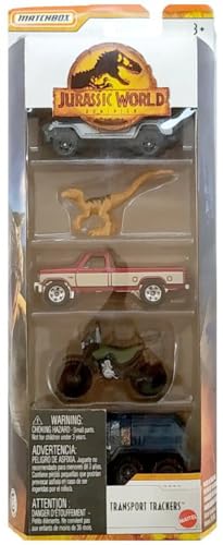 Matchbox Jurassic World 5er-Pack Dominion (Transport Tracker) von Mattel