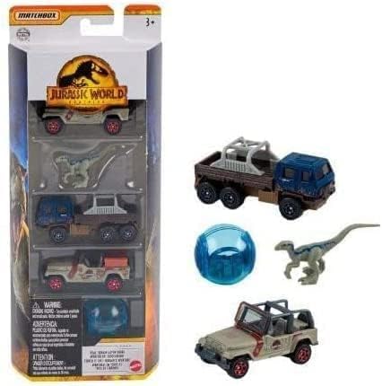 Matchbox Jurassic World 5er-Pack Dominion (Total Terrain Adventures) von Mattel