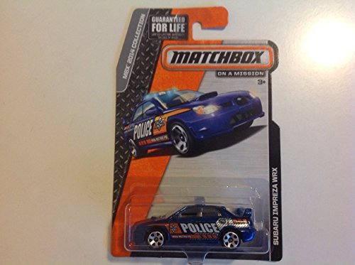 Matchbox MBX 2014 Collection Subaru Impreza WRX Police Blue by Mattel von Mattel