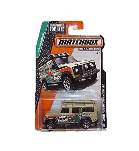 Matchbox MBX Explorers Land Rover Defender 110 Hellbraun #101/120 von Mattel