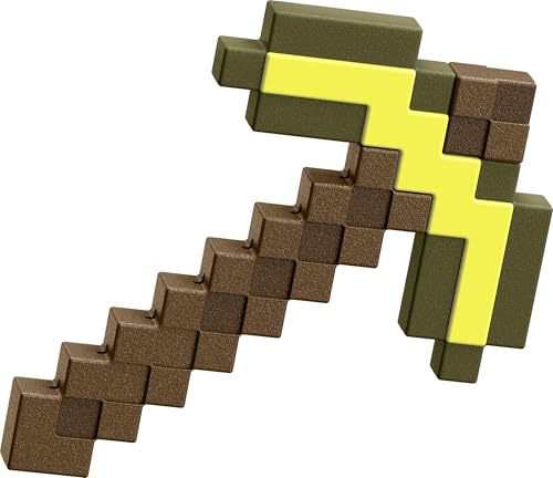 Mattel Minecraft Kampfspielzeug-Zubehörkollektion im pixeligen Design für Rollenspiele (verschiedene Styles), JCV18 von Mattel