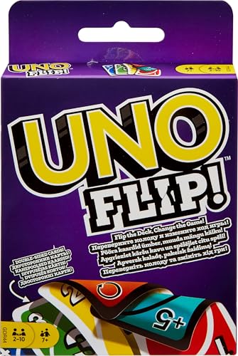 Mattel 900 GLH50 EA UNO Flip, Mehrfarbig von UNO