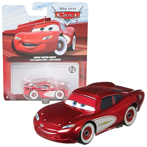 Mattel Auswahl Fahrzeuge Racing Style | Disney Cars | Die Cast 1:55 Auto, Typ:Cruisin Lightning McQueen, DXV29 von Mattel