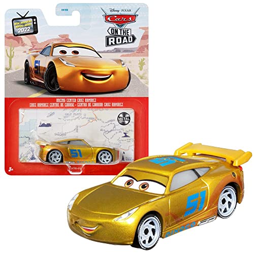 Mattel Auswahl Fahrzeuge Racing Style | Disney Cars | Die Cast 1:55 Auto, Typ:Cruz Ramirez Racing Center, (CDXV59) von Mattel