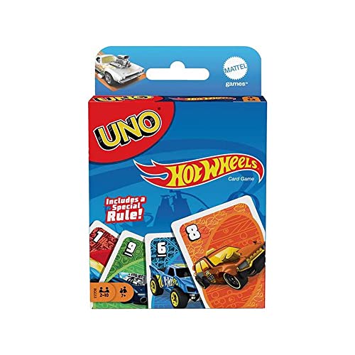 Mattel Hot Wheels BGG53 DP UNO Karten, Weiß von Mattel