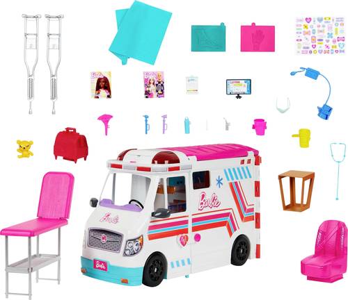 Mattel Barbie 2-in-1 Krankenwagen Spielset HKT79 von Mattel