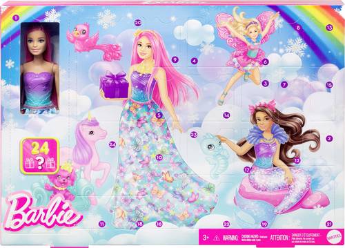 Mattel Barbie Winter Fairytale Spielwaren Adventskalender von Mattel