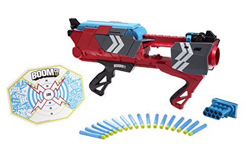 Mattel CBP42 - BOOMco Stealth Ambush, Blaster inklusive 16 Smart Stick-Pfeilen mit selbstklebender Rückseite von BOOMCO